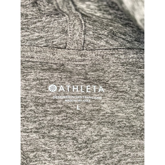Athleta Pullover Hoodie Womens Large Long Sleeve Soft Stretch Pocket Activewear - Picture 6 of 13